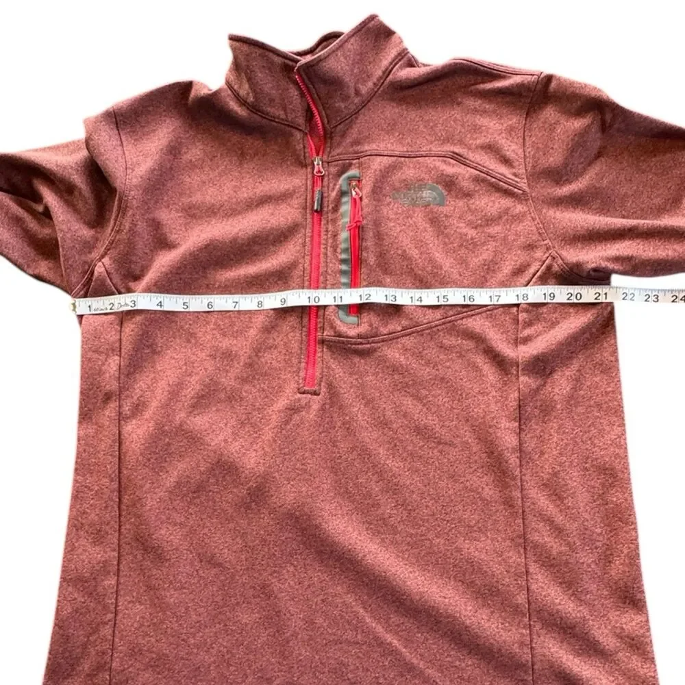 The North Face Canyonlands 1/2 Zip Up Fleece Pullover Jacket Red Men’s Size L